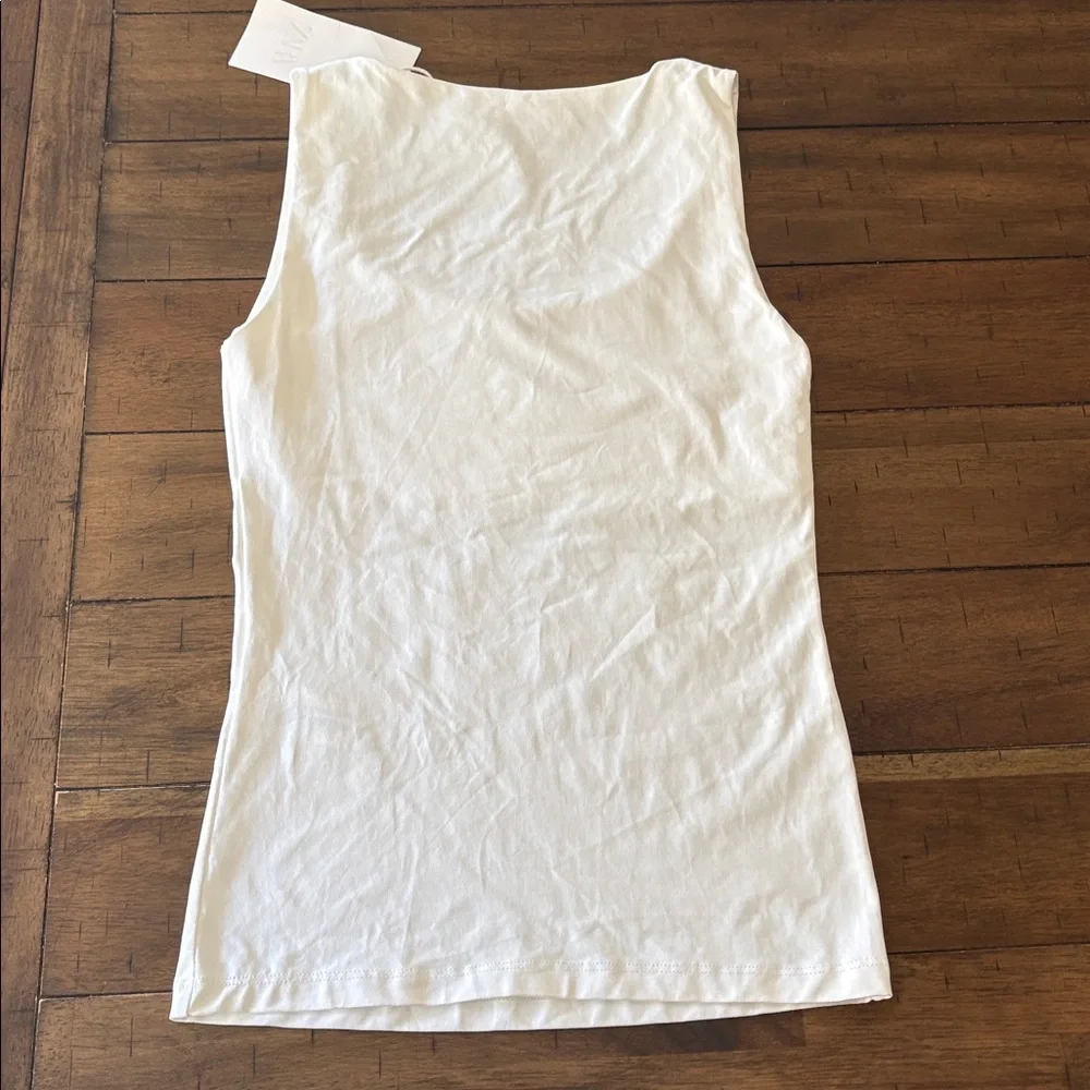 Zara sleeveless top tank camisole small NWT - Picture 3 of 4